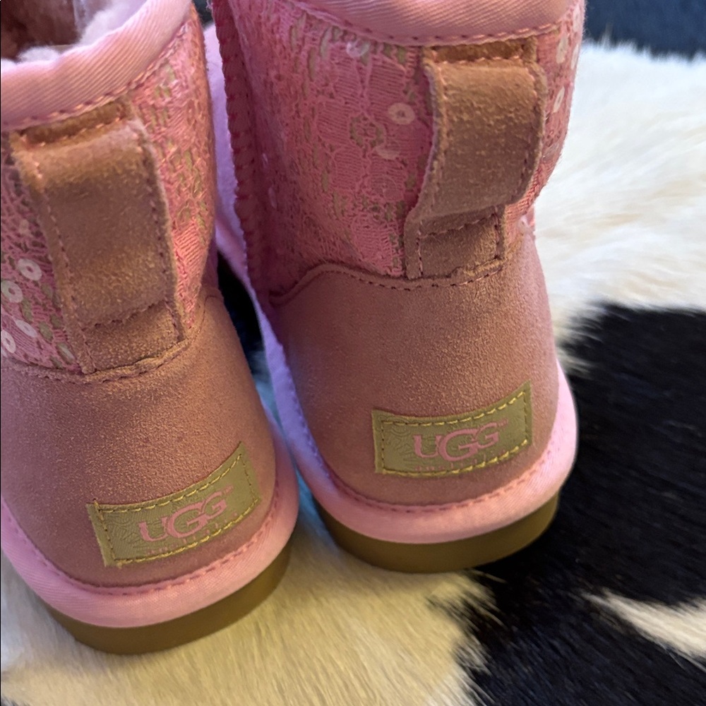 UGG Sparkly Pink Boots